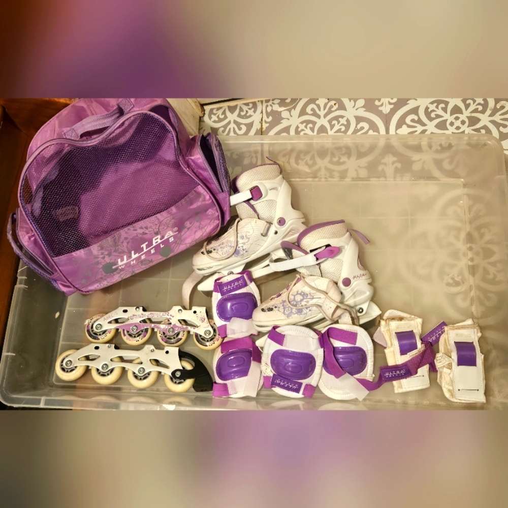 Ice skates and roller skates